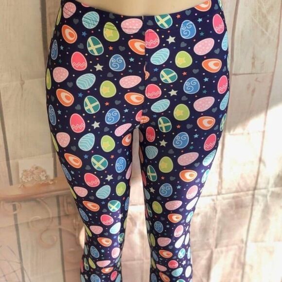 Easter Eggs Adult Leggings… - Picture 1 of 2